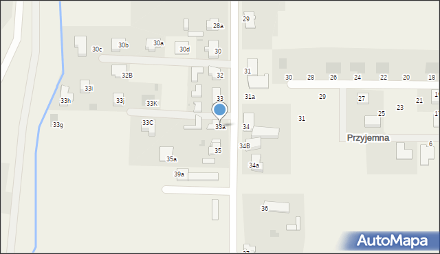 Dobra, Graniczna, 33a, mapa Dobra