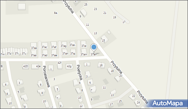 Dobra, Graniczna, 37an, mapa Dobra