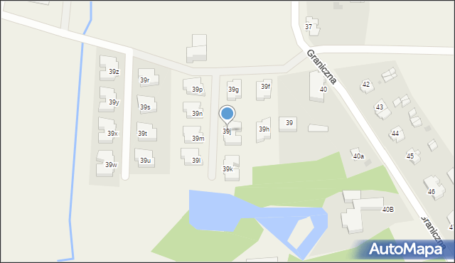 Dobra, Graniczna, 39j, mapa Dobra