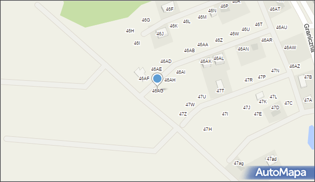 Dobra, Graniczna, 46AG, mapa Dobra