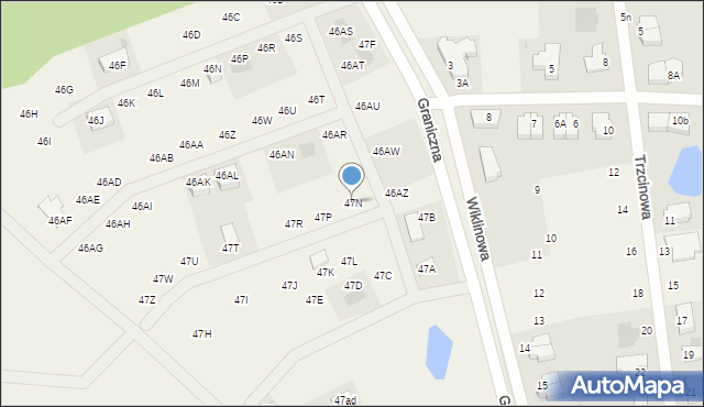 Dobra, Graniczna, 47N, mapa Dobra