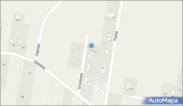 Dobrzyniewo Duże, Gruntowa, 6, mapa Dobrzyniewo Duże