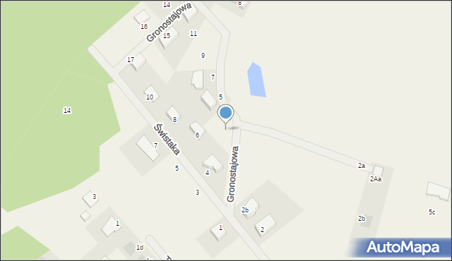 Dołuje, Gronostajowa, 3, mapa Dołuje