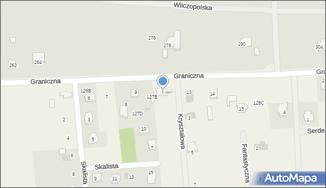 Dominów, Graniczna, 11, mapa Dominów