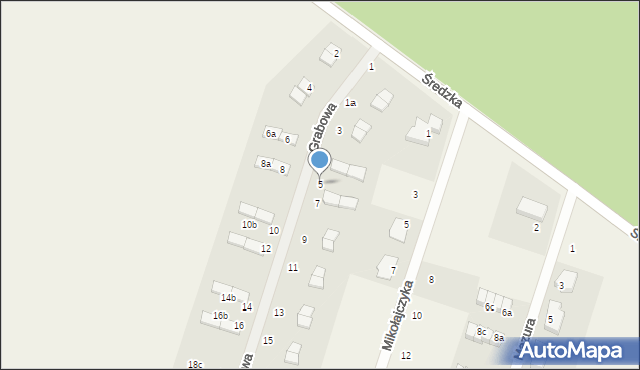 Dominowo, Grabowa, 5, mapa Dominowo