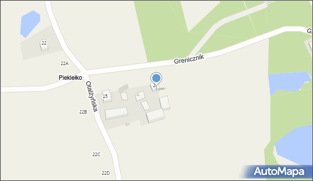 Donimierz, Grenicznik, 9, mapa Donimierz