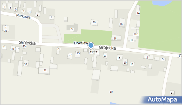 Drwalew, Grójecka, 23, mapa Drwalew