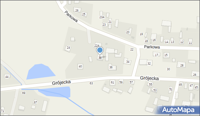 Drwalew, Grójecka, 38, mapa Drwalew