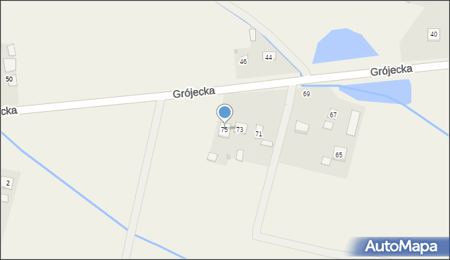 Drwalew, Grójecka, 75, mapa Drwalew