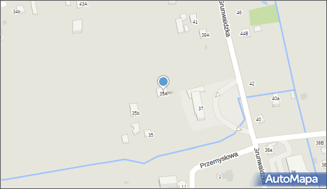 Dynów, Grunwaldzka, 35A, mapa Dynów