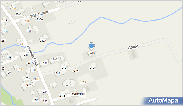 Dzianisz, Grapy, 9, mapa Dzianisz