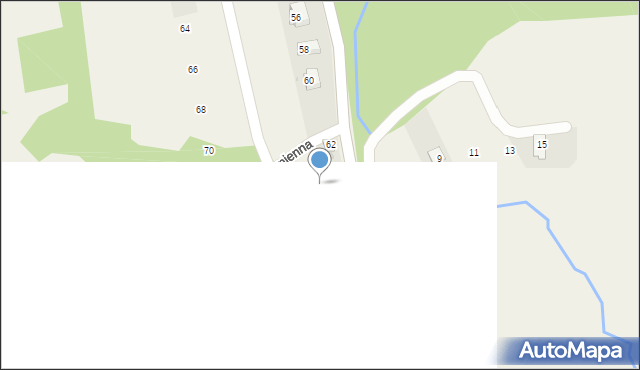 Dzięgielów, Graniczna, 64, mapa Dzięgielów