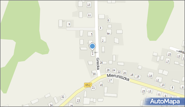 Filipów, Grecka, 1, mapa Filipów