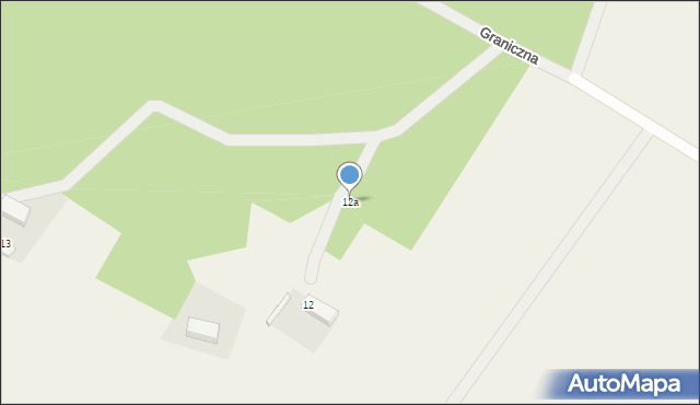 Gardeja, Graniczna, 12a, mapa Gardeja