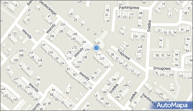 Gdańsk, Gryfa Pomorskiego, 11F, mapa Gdańska