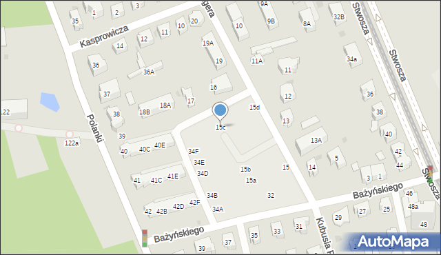 Gdańsk, Grottgera Artura, 15c, mapa Gdańska