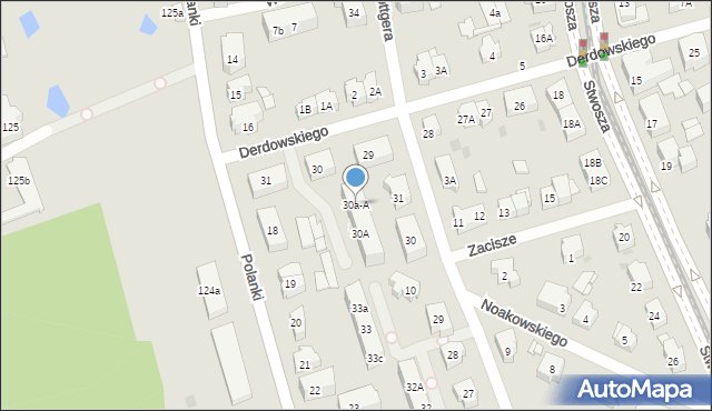 Gdańsk, Grottgera Artura, 30a-A, mapa Gdańska