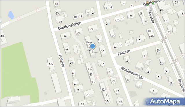 Gdańsk, Grottgera Artura, 30a-C, mapa Gdańska