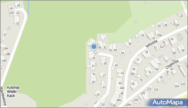 Gdynia, Grażyny, 43, mapa Gdyni