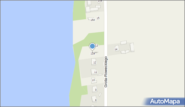 Giewartów, Grota-Roweckiego Stefana, gen., 12a, mapa Giewartów