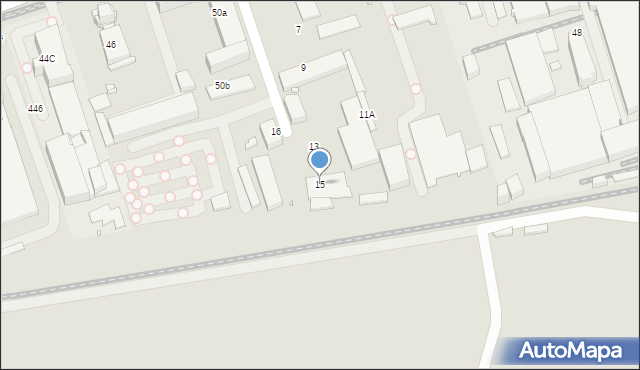 Gliwice, Grażyny, 15, mapa Gliwic