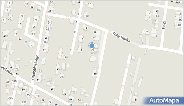 Gliwice, Grodeckiego Wacława, 8h, mapa Gliwic