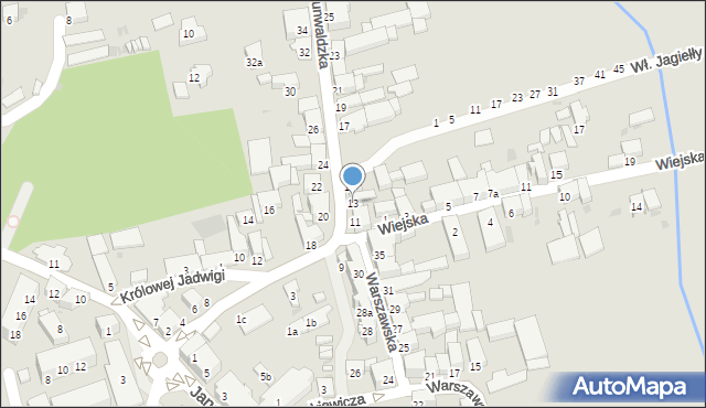 Głubczyce, Grunwaldzka, 13, mapa Głubczyce