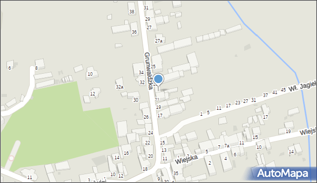 Głubczyce, Grunwaldzka, 23a, mapa Głubczyce