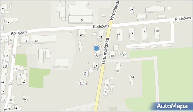 Głuchołazy, Grunwaldzka, 19, mapa Głuchołazy
