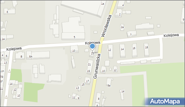 Głuchołazy, Grunwaldzka, 23, mapa Głuchołazy