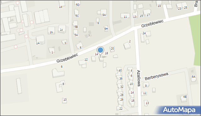 Goczałkowice-Zdrój, Grzebłowiec, 16, mapa Goczałkowice-Zdrój