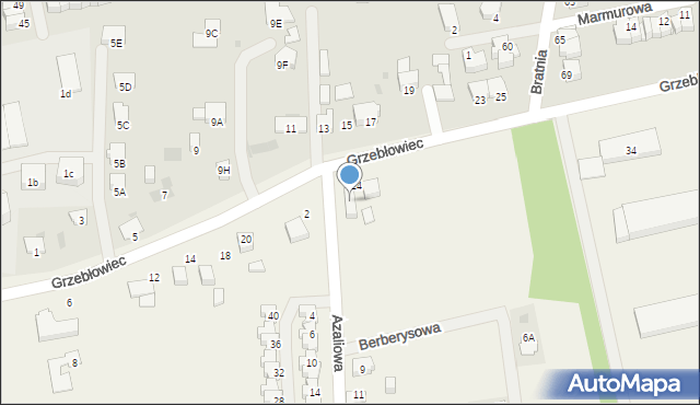 Goczałkowice-Zdrój, Grzebłowiec, 26A, mapa Goczałkowice-Zdrój