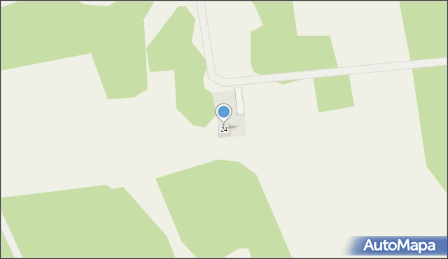 Gójszcz, Grzybowa, 24, mapa Gójszcz