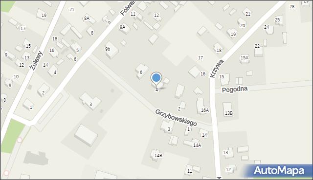 Gołąb, Grzybowskiego Szymona, ks., 4, mapa Gołąb