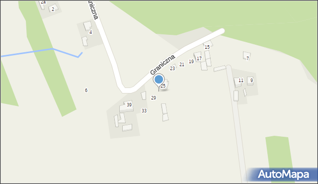 Gołaczewy, Graniczna, 27, mapa Gołaczewy