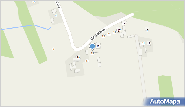 Gołaczewy, Graniczna, 29, mapa Gołaczewy