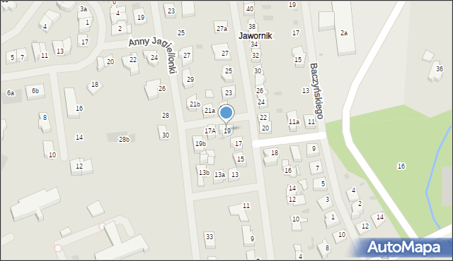 Goleniów, Grenadierów, 19, mapa Goleniów