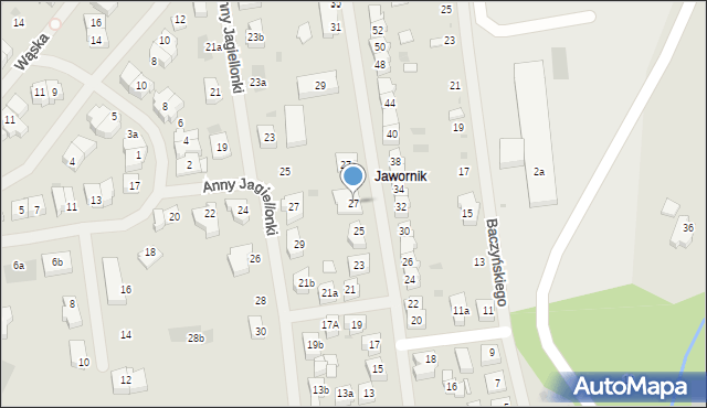 Goleniów, Grenadierów, 27, mapa Goleniów