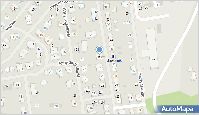 Goleniów, Grenadierów, 27a, mapa Goleniów