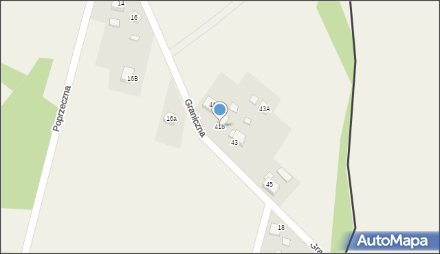 Gołkowice, Graniczna, 41b, mapa Gołkowice