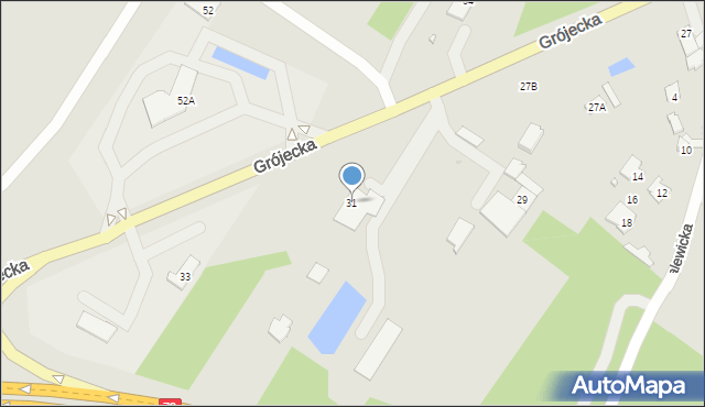 Góra Kalwaria, Grójecka, 31, mapa Góra Kalwaria