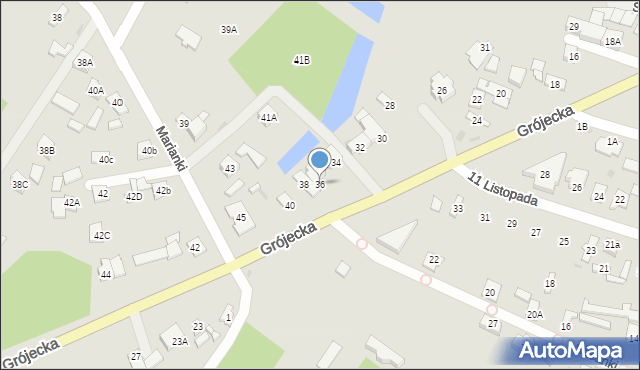 Góra Kalwaria, Grójecka, 36, mapa Góra Kalwaria