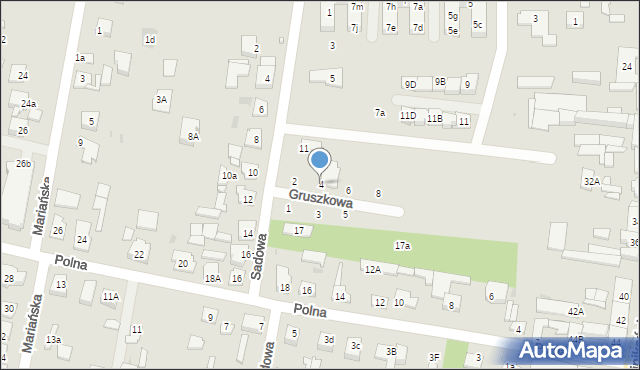 Góra Kalwaria, Gruszkowa, 4, mapa Góra Kalwaria