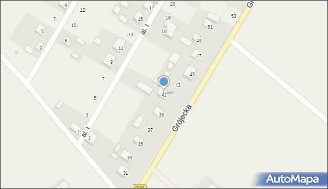 Górki-Izabelin, Grójecka, 41, mapa Górki-Izabelin
