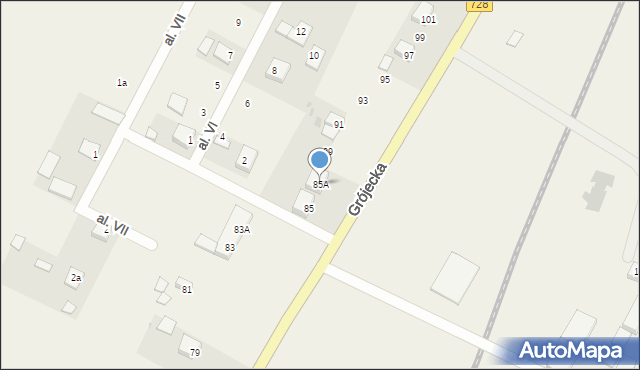 Górki-Izabelin, Grójecka, 85A, mapa Górki-Izabelin