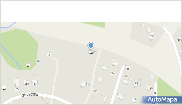 Gorlice, Graniczna, 12d, mapa Gorlic