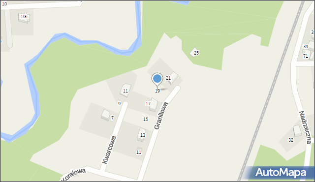 Gościcino, Granitowa, 19, mapa Gościcino