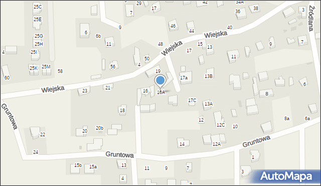 Gościcino, Gruntowa, 16A, mapa Gościcino