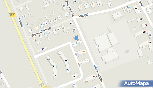 Gościno, Grunwaldzka, 27B, mapa Gościno
