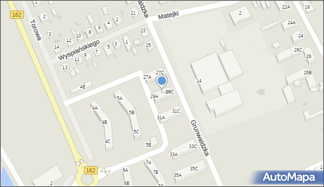 Gościno, Grunwaldzka, 29B, mapa Gościno